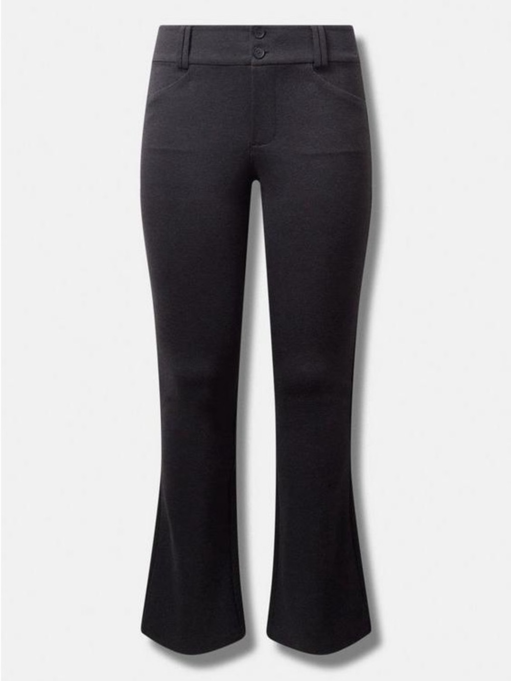 Studio by Torrid Trouser Bootcut Ponte Pant 22R in Dark Charcoal Heather